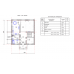 Проект двухэтажного дома 10,0х10,0 метров с небольшим балконом Лемболово